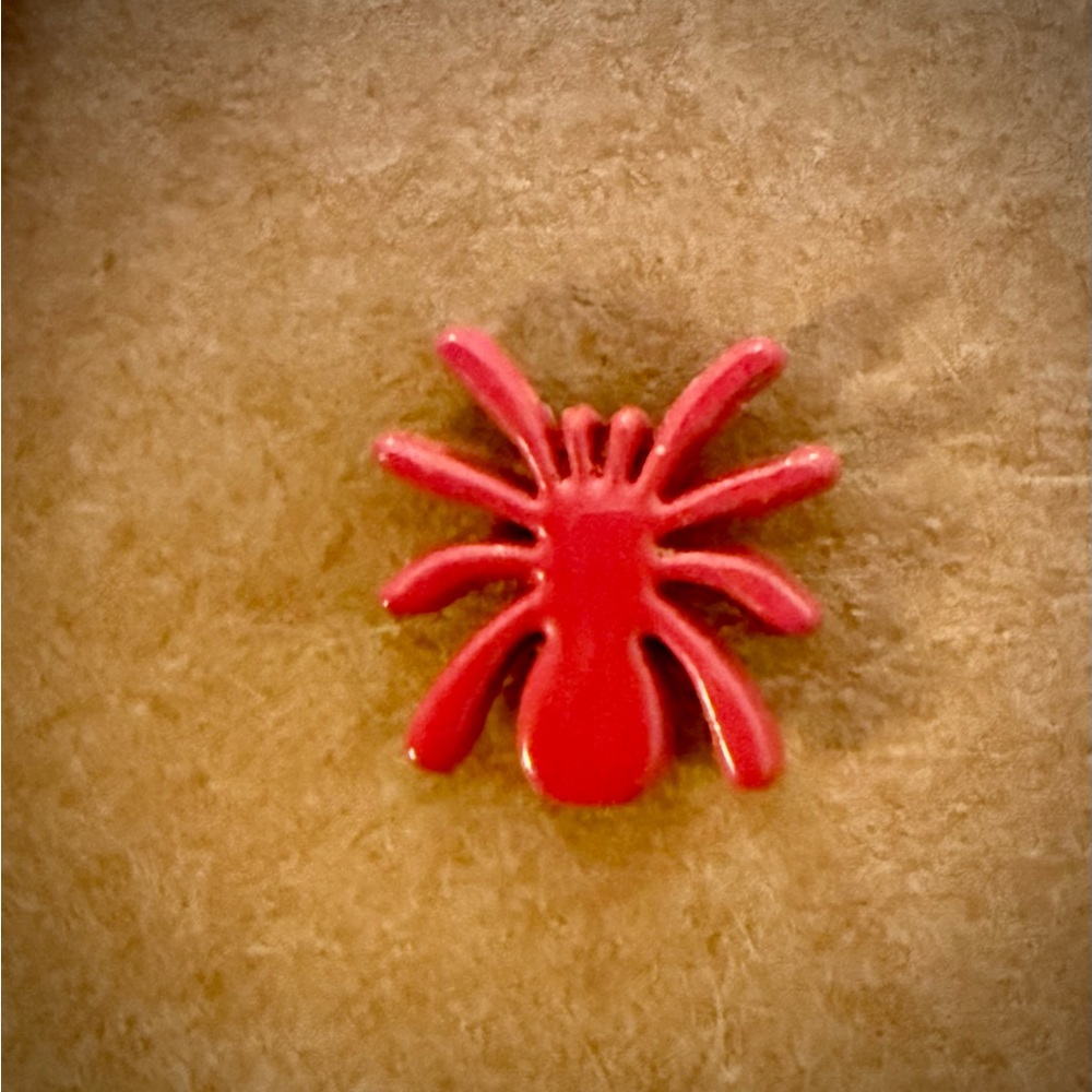Cute Red Spider Stud Earrings for Women - Picture 3 of 7